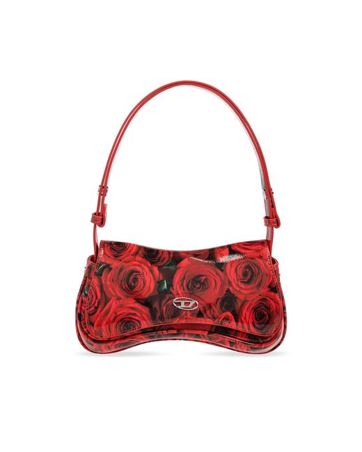 DIESEL Red Shoulder Bag Play