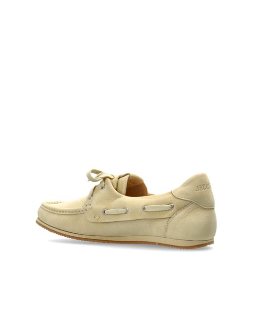 Jacquemus Blue Leather Shoes Les Batto for men