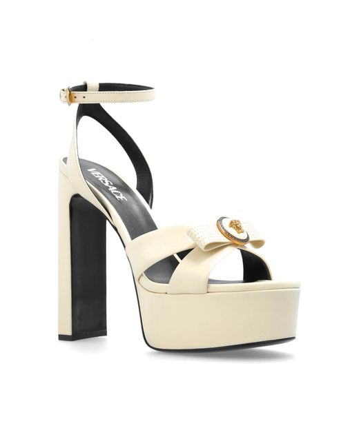 Versace Pink Platform Sandals