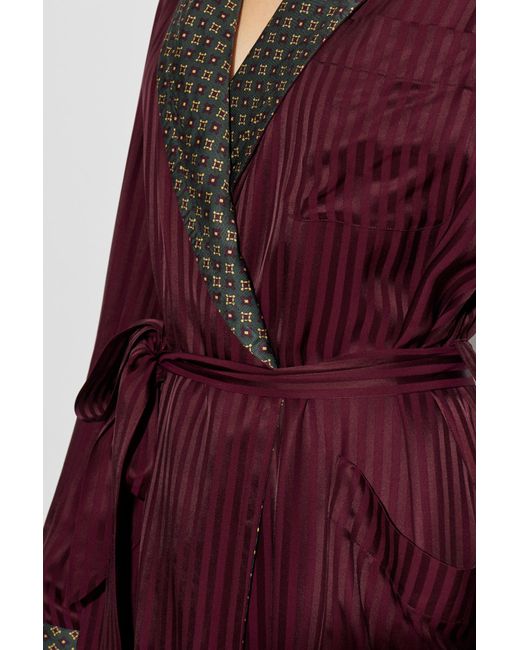 Maison Margiela Green Striped Coat