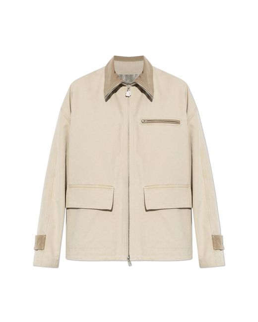 KENZO Natural Jacket With Collar