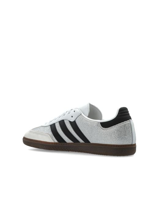 Adidas Originals White 'Samba Og W' Sports Shoes