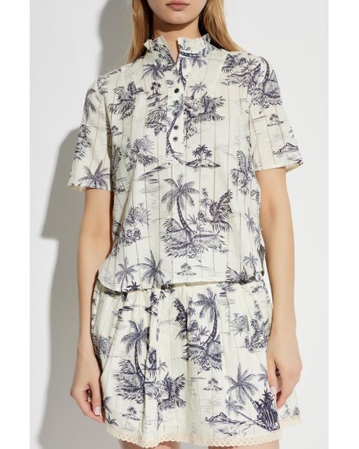Zadig & Voltaire White Top With Print
