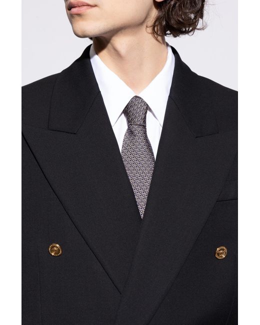 Ferragamo Brown Silk Tie for men