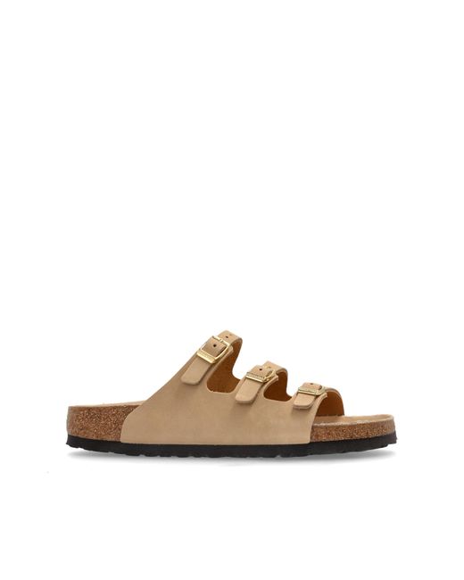 Birkenstock Brown Slides Florida Fresh