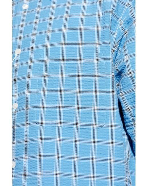 Samsøe & Samsøe Blue Shirt 'Sadamon' for men