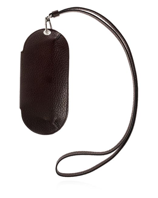 Lemaire Gray Leather Glasses Case