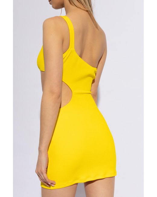 Moschino Yellow Beach Dress