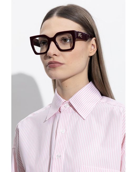 Etro Red Corrective Glasses