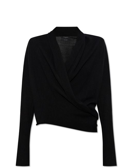 AllSaints Black Sweater 'Wasson'