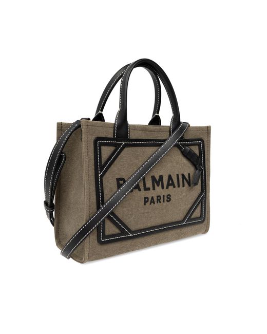 Balmain Green Shopper Bag