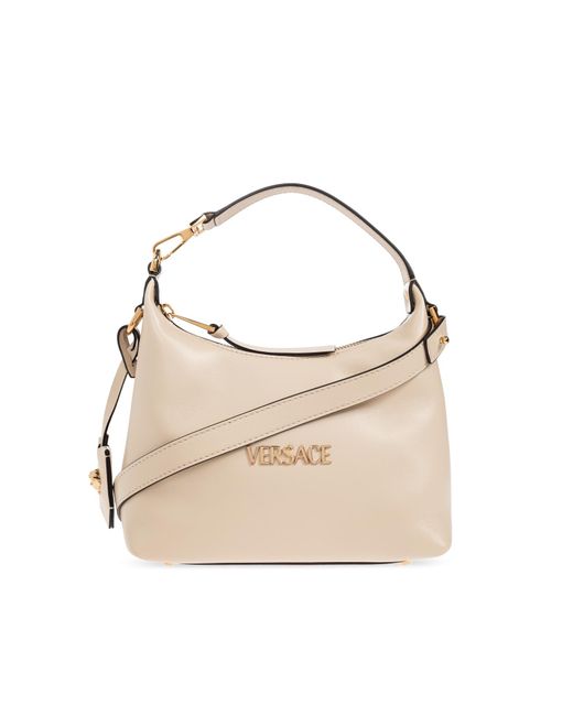 Versace Natural Handbag 'Tag Hobo'