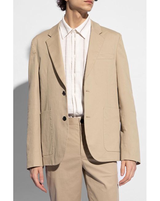 PS by Paul Smith Natural Blazer With Pockets for men