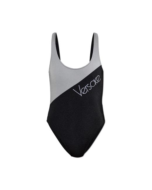 Versace Black One-Piece Swimsuit