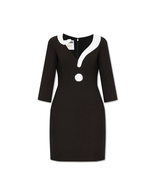 Moschino Black '40th Anniversary' Dress,