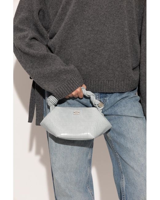 Ganni White Handbag Made Of Eco Leather
