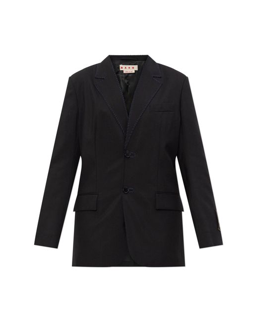 Marni Blue Wool Blazer