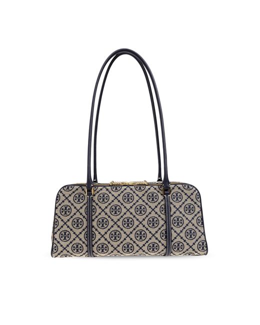 Tory Burch Black Shoulder Bag T Monogram Small