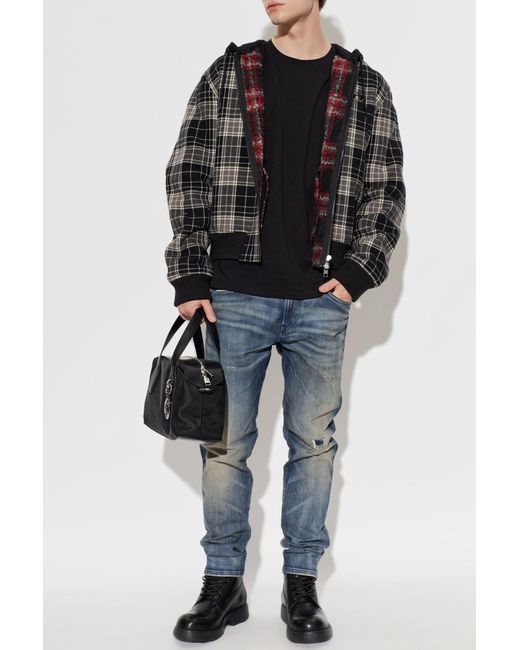 DIESEL Black Jacket 'W-Kunst' for men
