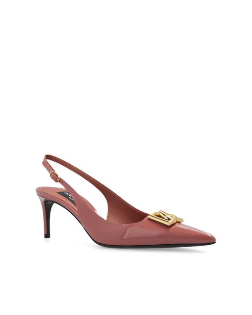 Dolce & Gabbana Red Leather Pumps,