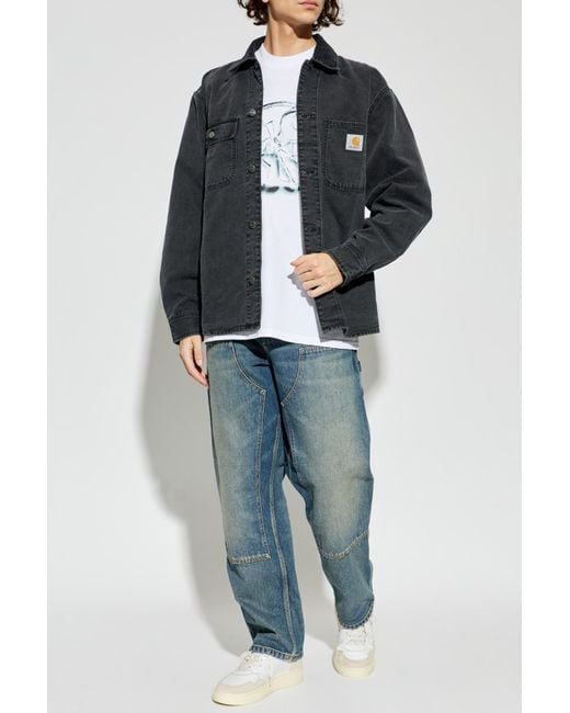Carhartt White T-Shirt With Print for men