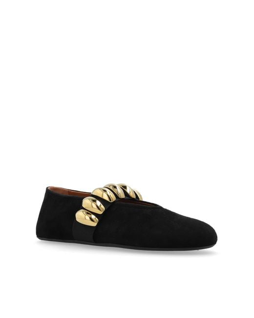 Alaïa Black Ballet Flats "Jewel"