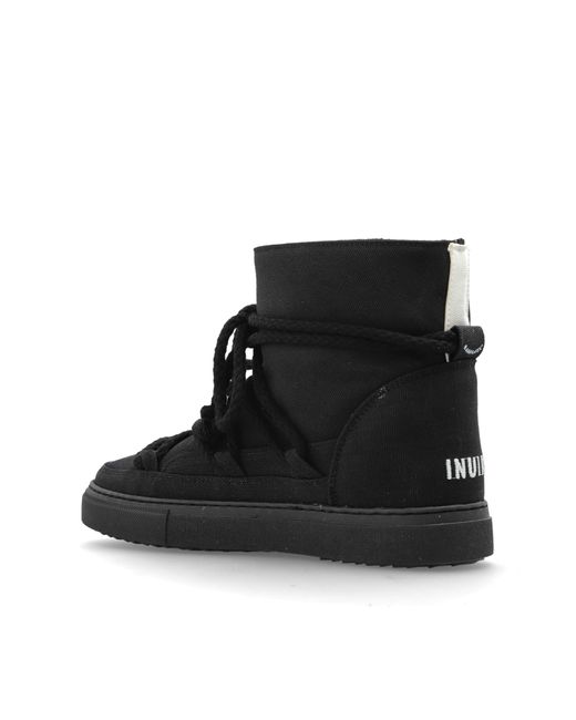 Inuikii Black Snow Boots `abaca`,