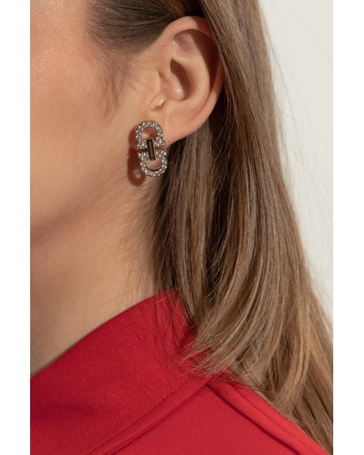 Ferragamo Metallic Earrings