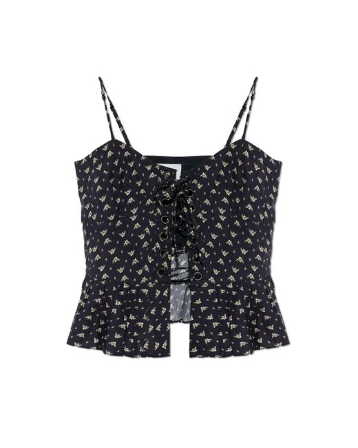 Isabel Marant Black Top "Dolma"