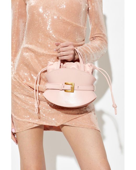 Balmain Pink "Shuffle Mini" Bag