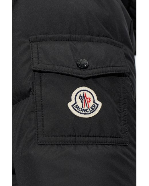 Moncler Black Quilted Jacket 'Fourmines'