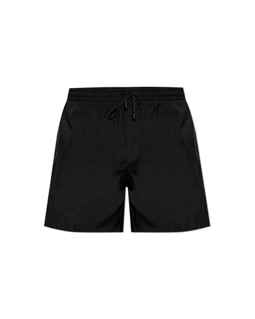 Balmain Black Swim Shorts for men