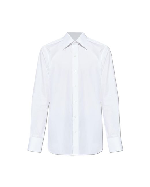 Tom Ford White Cotton Shirt for men