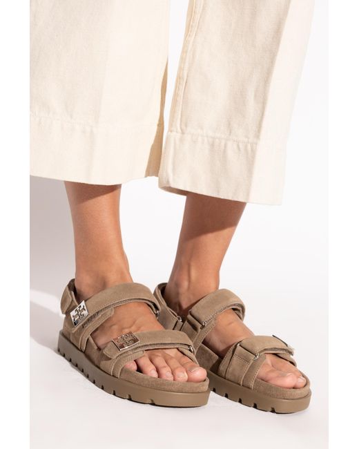 Tory Burch Brown 'Mellow Sport' Sandals