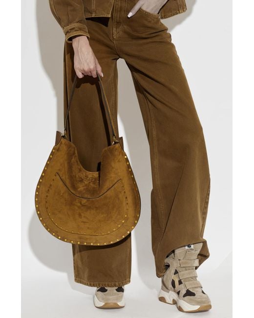 Isabel Marant Brown Suede "Hobo" Bag