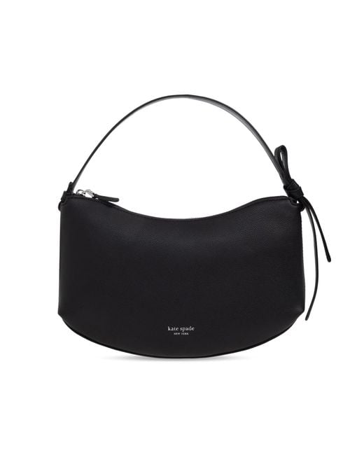 Kate Spade Black Leather Shoulder Bag 'Loop'