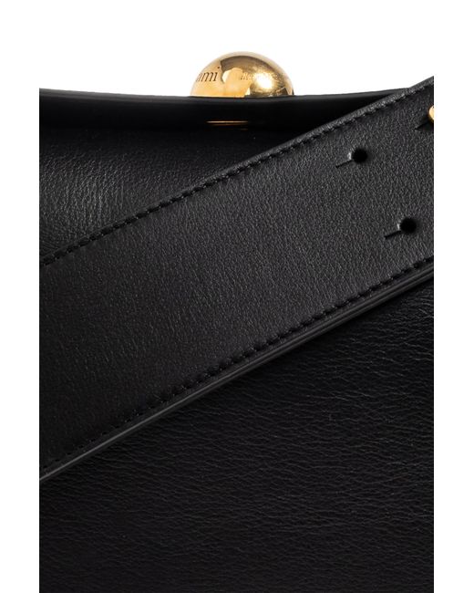 AMI Black Shoulder Bag