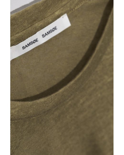 Samsøe & Samsøe Natural T-Shirt ‘Sakayla’