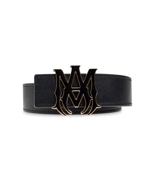 Amiri Black Double-Sided Belt for men