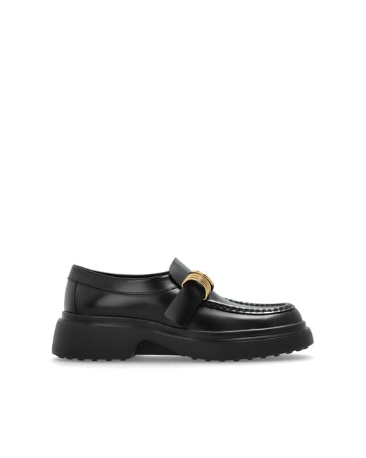 Tod's Blue Loafer-Type Shoes