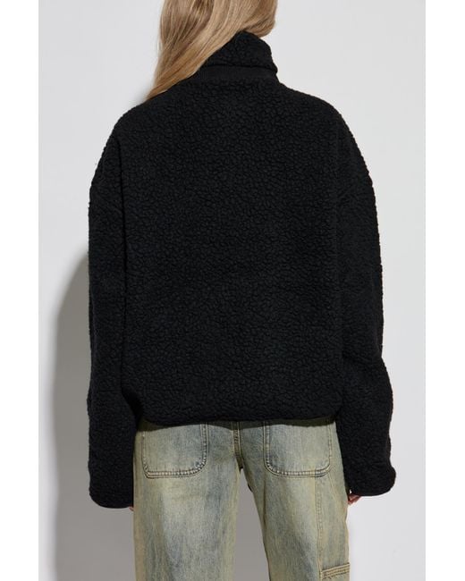Entire studios Black Fleece Jacket