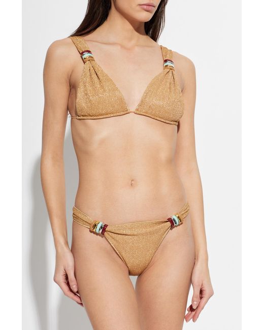 Oseree White Two-Piece Swimsuit