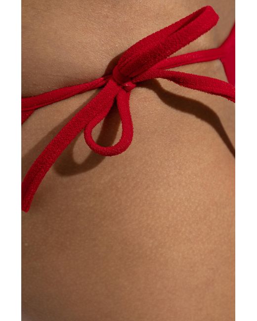DSquared² Red Bikini Bottom