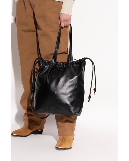 Isabel Marant Black Shopper Bag "Silven"