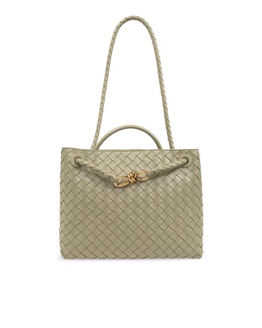 Bottega Veneta Natural ‘Andiamo Medium’ Shoulder Bag