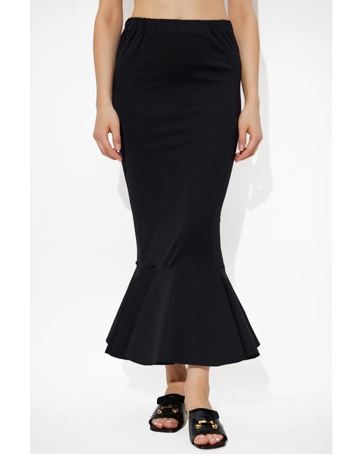 Marni Black Skirt With Decorative Hem