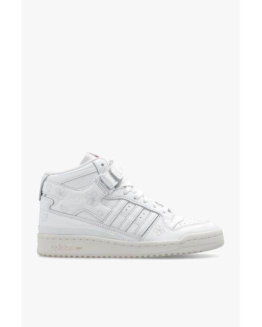 Adidas Originals White 'forum Mid Hanami' Sneakers