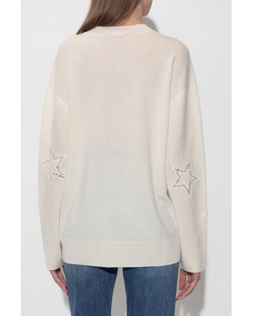 LoveShackFancy Blue Sweater "Westcott"