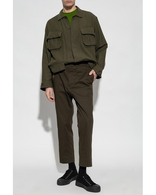 Vivienne Westwood Branded Trousers in Green for Men | Lyst