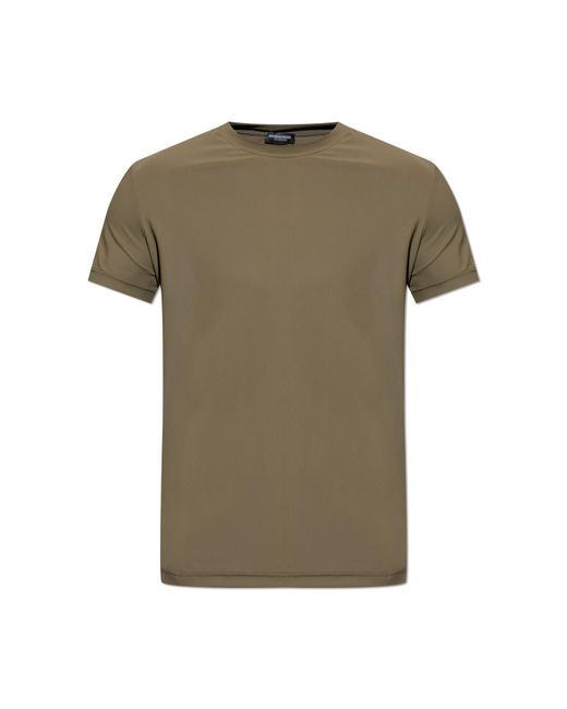 DSquared² Green Lingerie T-Shirt With A Round Neckline for men